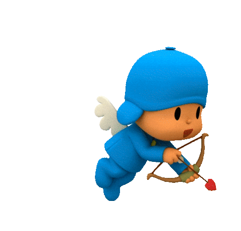 I Love You 3D Sticker by Pocoyo