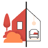 yunitesolutions house wifi Wi-Fi dayandnight Sticker