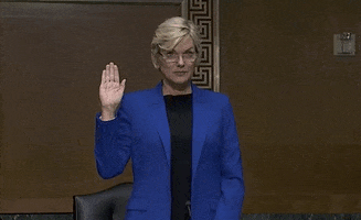Jennifer Granholm Confirmation Hearing GIF by GIPHY News