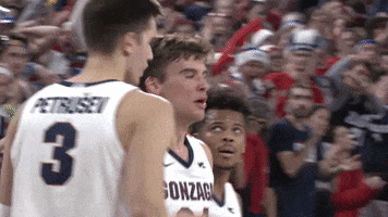 GonzagaBulldogs celebration basketball clapping gonzaga GIF