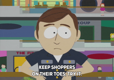 shopping security GIF by South Park 