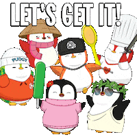 You Got This Lets Go Sticker by Pudgy Penguins