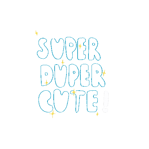 Super Duper Cute Sticker
