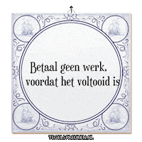 Humor Focus Sticker by Tegelspreuken.nl