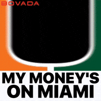 Miami Hurricanes GIF by Bovada