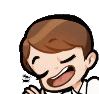 Guy Talking Sticker
