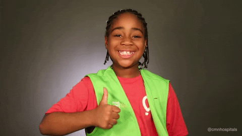 dance marathon thumbs up GIF by Children's Miracle Network Hospitals