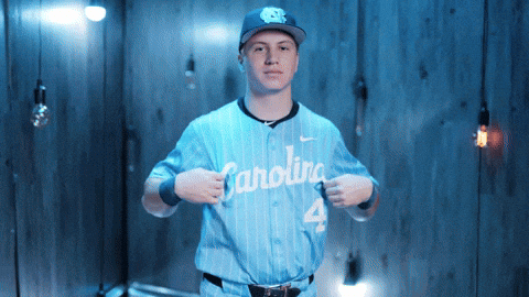 University Of North Carolina Baseball GIF by UNC Tar Heels