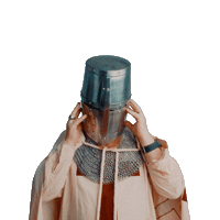 Knights Templar Helmet Sticker by Vinnie Camilleri
