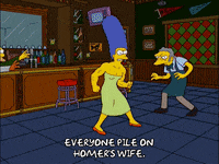homer simpson bar GIF