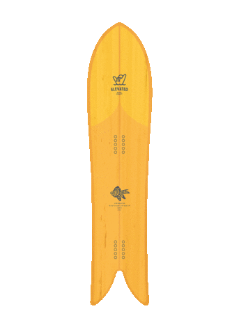 ElevatedSurfcraft surf handmade surfing snowboard Sticker