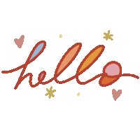 Sticker Hello Sticker by BrittDoesDesign