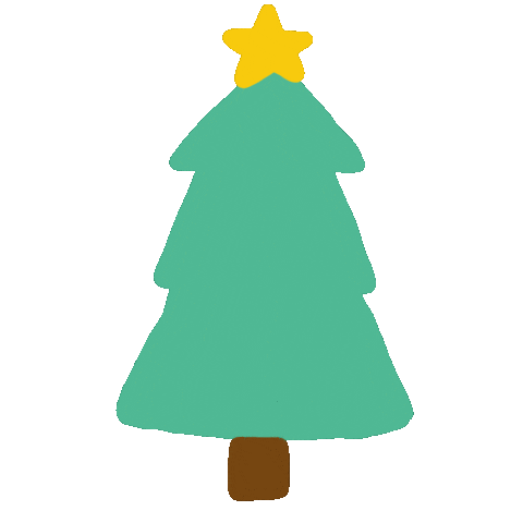 sasaya031 christmas xmas tree sasaya Sticker