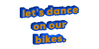 clubpedale dance bike club spinning Sticker