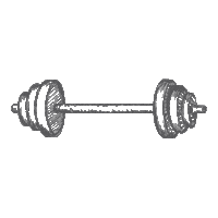 Breakfast Weights Sticker by nokidhungry