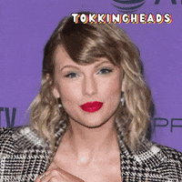 Taylor Swift Reaction GIF by Tokkingheads