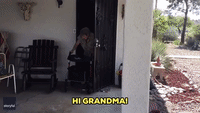 Arizona Man Uses Zorb to Meet Grandma