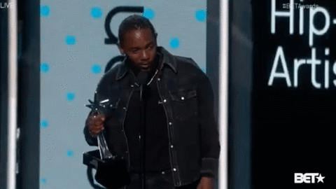 Kendrick Lamar GIF by BET Awards