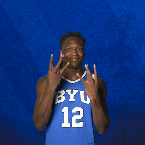 Byu Basketball Win GIF by BYU Cougars