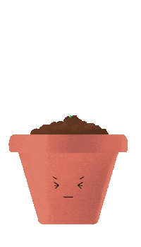 digitaldamien animation cartoon flower plant Sticker