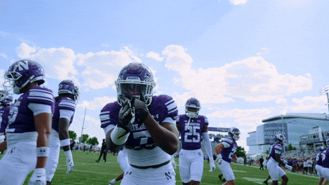 College Football Dancing GIF by Northwestern Athletics