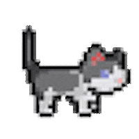 artbyinky giphyupload cat 8bit sprite Sticker