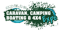 Cleveland Caravan Camping Boating 4X4 Expo Sticker by Australian Events
