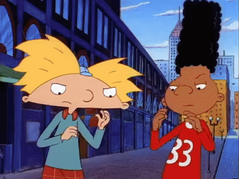 hey arnold nick splat GIF