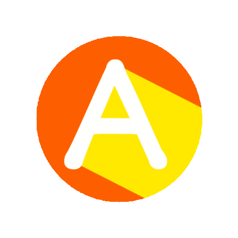 Orange Abc Sticker