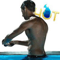 grand hotel pool Sticker by ABC Network