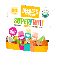 Ice Pop Target Sticker by DeeBee's Organics