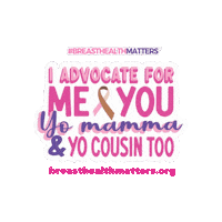 Breast Cancerawareness Sticker by BreastHealthMatters