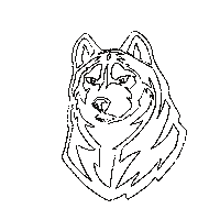 Huskies Sticker by Bloomsburg University