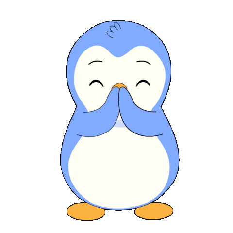 I Love You Kiss Sticker by Pudgy Penguins