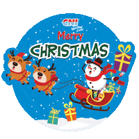 Merry Christmas Sticker by CNI