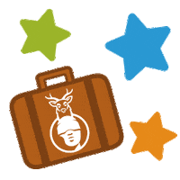 Tufesa summer travel stars trip Sticker