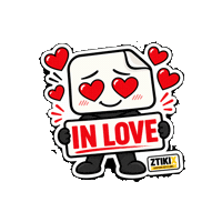 Love You Heart Sticker by ZTIKIX