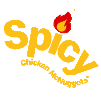 Flame Spicymcnuggets Sticker by McDonalds Italia