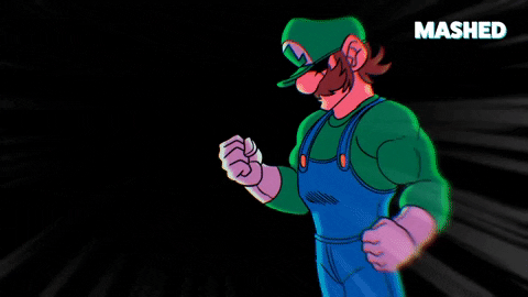 Super Mario Fighting GIF by Mashed