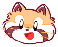 Sassy Red Panda Sticker