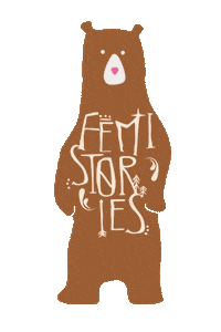 Grizzly Bear Love Sticker by Femi Stories