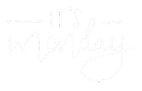 Typography Monday Sticker