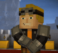 Awkward Minecraft Story Mode GIF