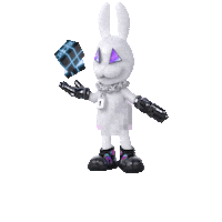 White Rabbit Nft Sticker by OddballMerc