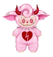 Heart Pink Sticker by Creepy Gals