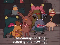 nicksplat aaahh real monster GIF