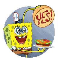 Animation Yes Sticker by SpongeBob SquarePants