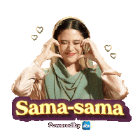 Dian Sastrowardoyo Thank You Sticker by VIRA BCA