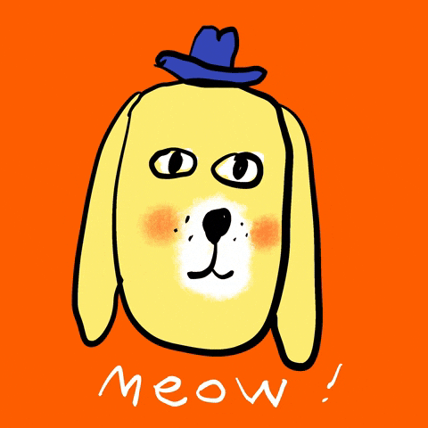 Cat Dog GIF by phildekem