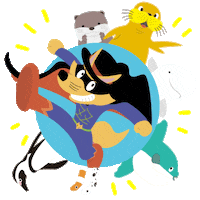 Happy Fun Sticker by ポプラ社公式